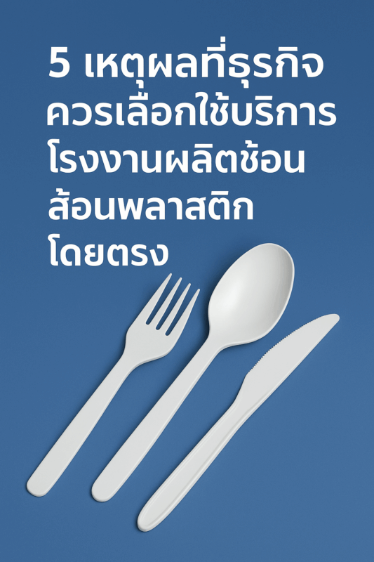 โรงงานผลิตช้อนส้อมพลาสติก โรงงานฉีดพลาสติก ช้อนส้อมรับประทานอาหาร ส้อมพับ
