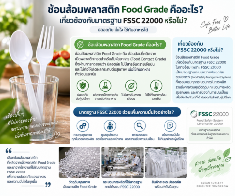 โรงงานผลิตช้อนส้อมพลาสติก โรงงานฉีดพลาสติก ช้อนส้อมรับประทานอาหาร ส้อมพับ